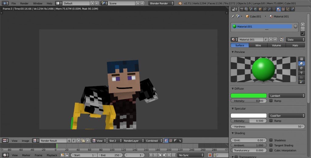 Minecraft TGG youtuber character rig preview image 1